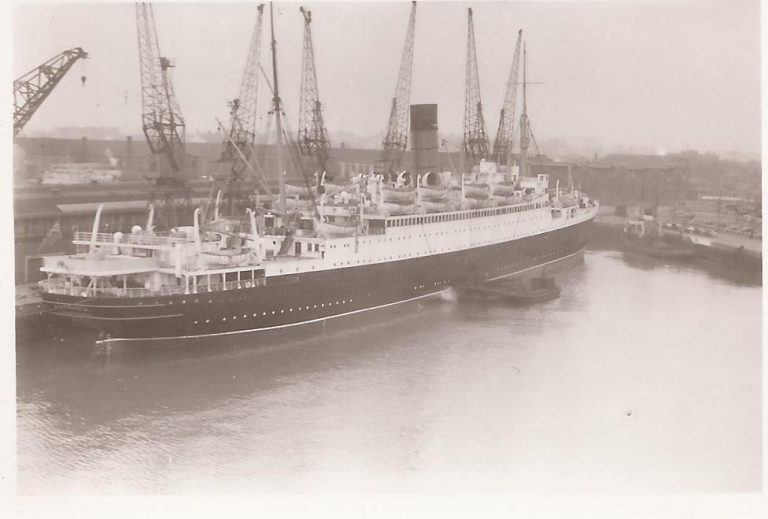 The ascania docks in southampton circa 1955 essay 06 image