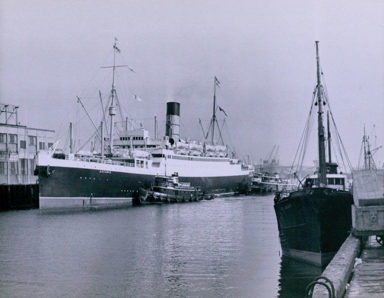 The ascania docks in southampton circa 1955 essay 03 image